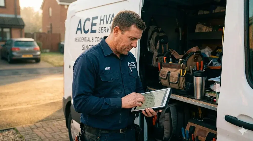 Home services technician — Generex in action